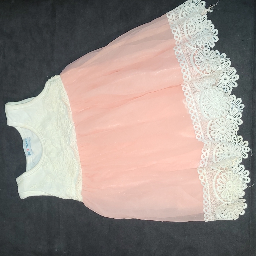 6-9M Pink Lace Dress